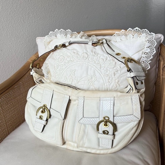 Coach Soho Canvas Buckle Hobo - Picture 3 of 5